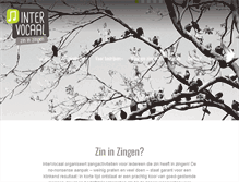 Tablet Screenshot of intervocaal.nl